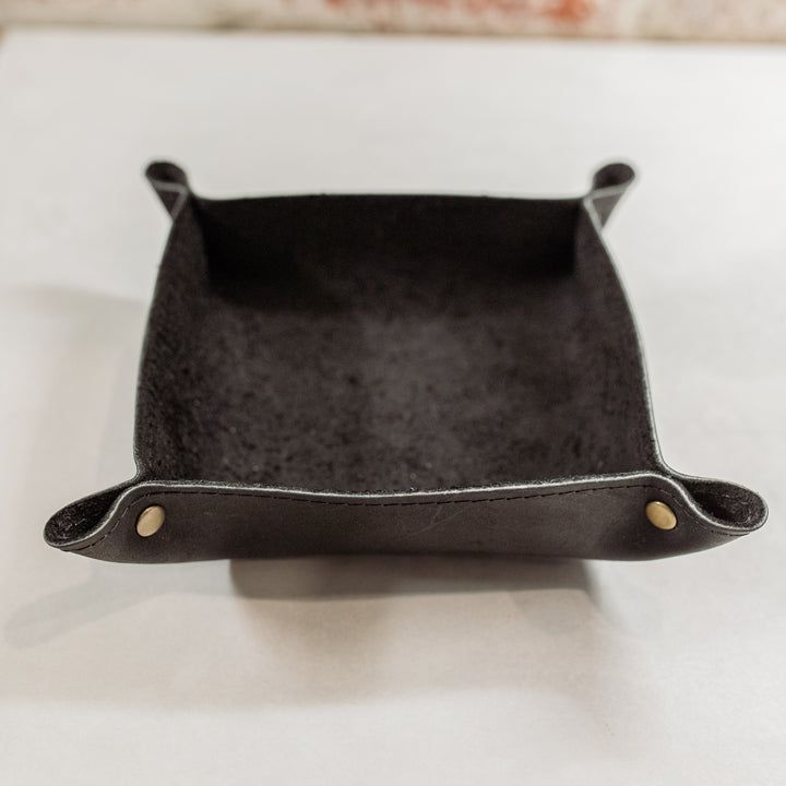 San Bernard Leather Desk Tray - Pecu Leather Co.