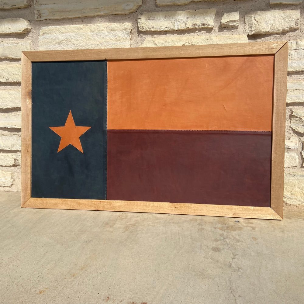 Texas Leather Flag - Pecu Leather Co.