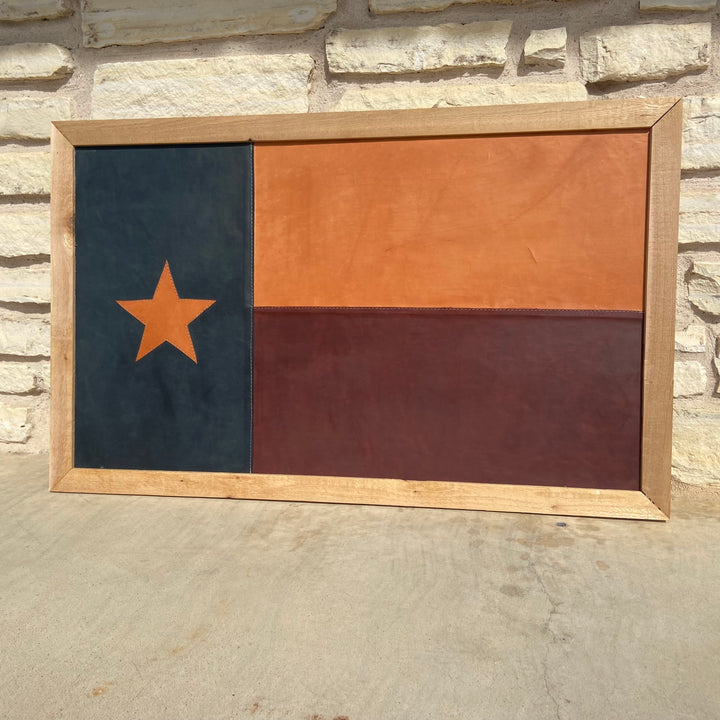 Texas Leather Flag - Pecu Leather Co.