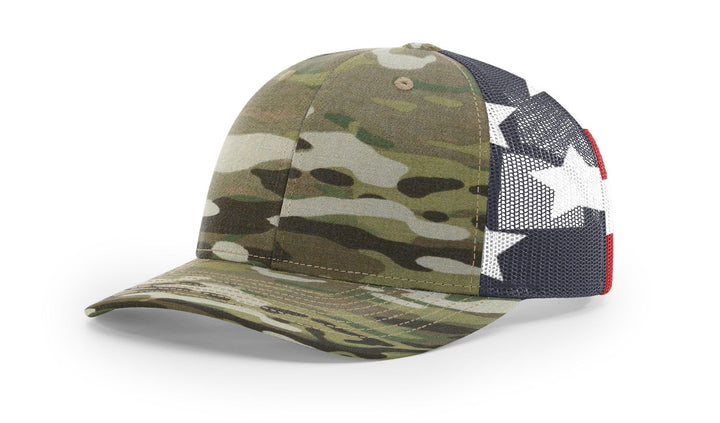 Don't Tread on Me - Multicam Ripstop Trucker - Pecu Leather Co.