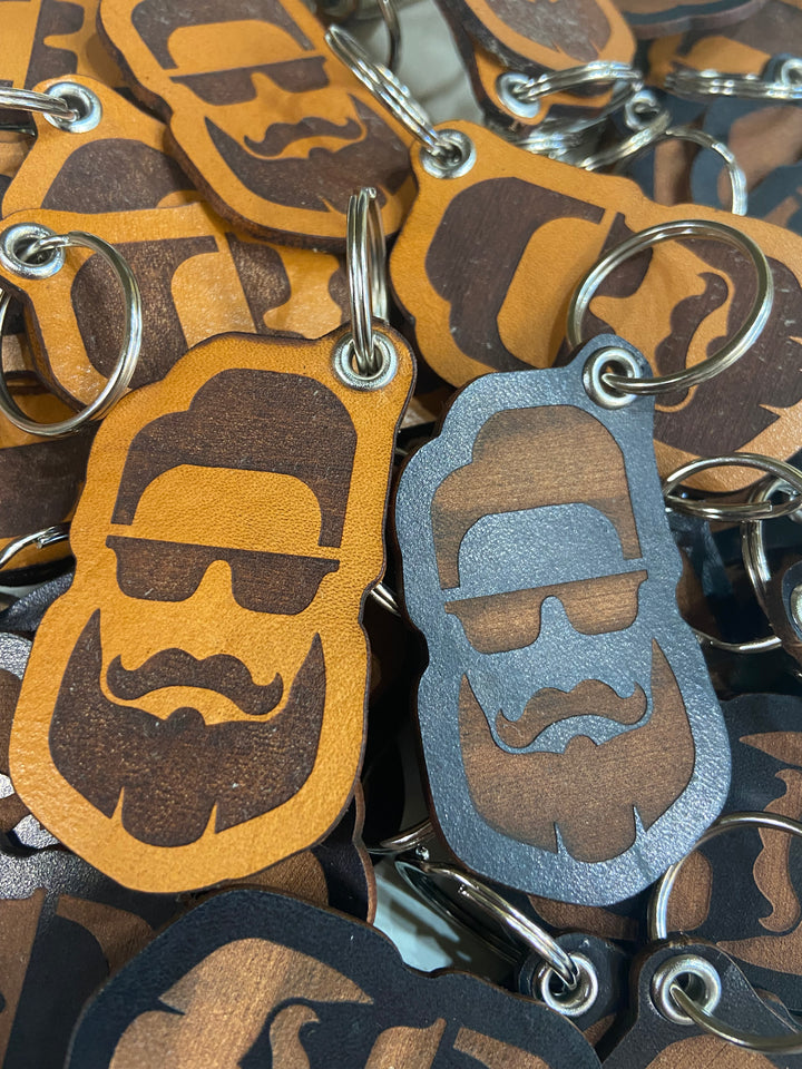 Custom Leather Keychain - Pecu Leather Co.