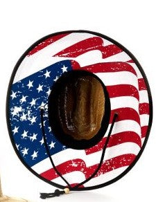 Custom Leather Patch Straw Hat - Pecu Leather Co.