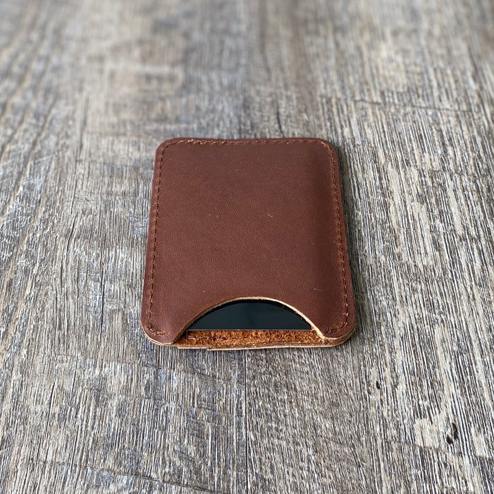 The Nolan - Leather Front Pocket Wallet - Pecu Leather Co.