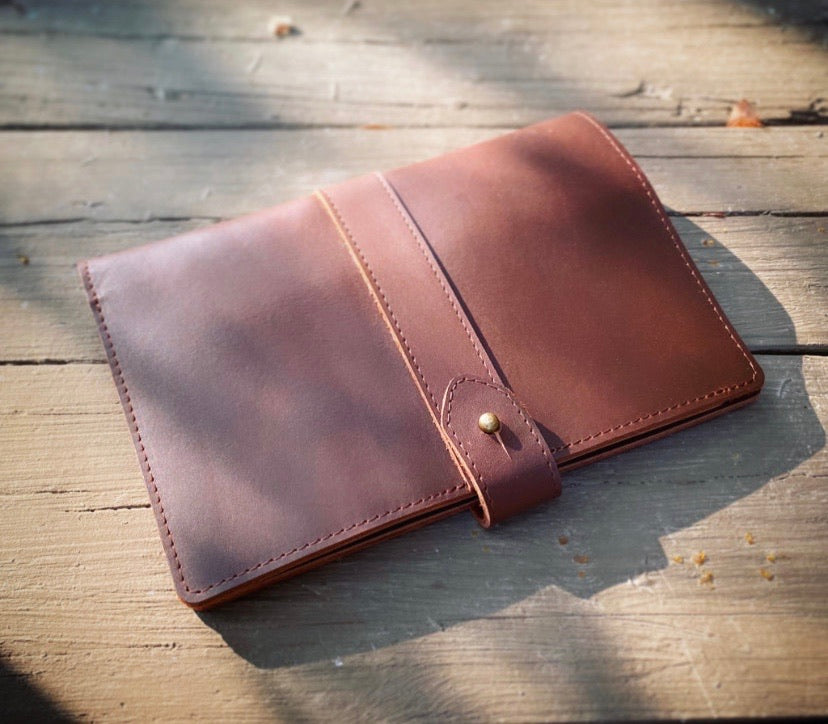 The Leon - Leather Moleskine Journal Cover - Pecu Leather Co.