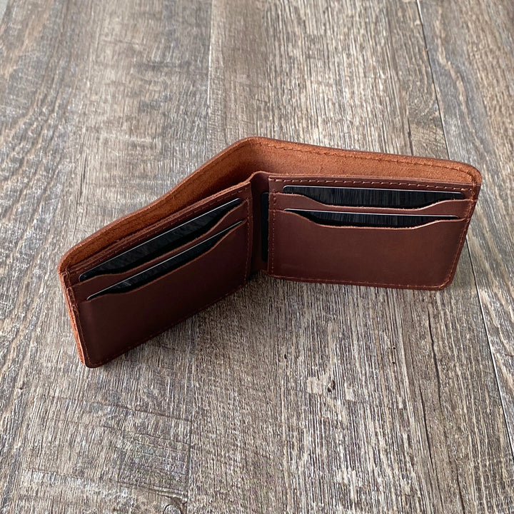 The Attoyac - Traditional Leather Bifold Wallet - Pecu Leather Co.