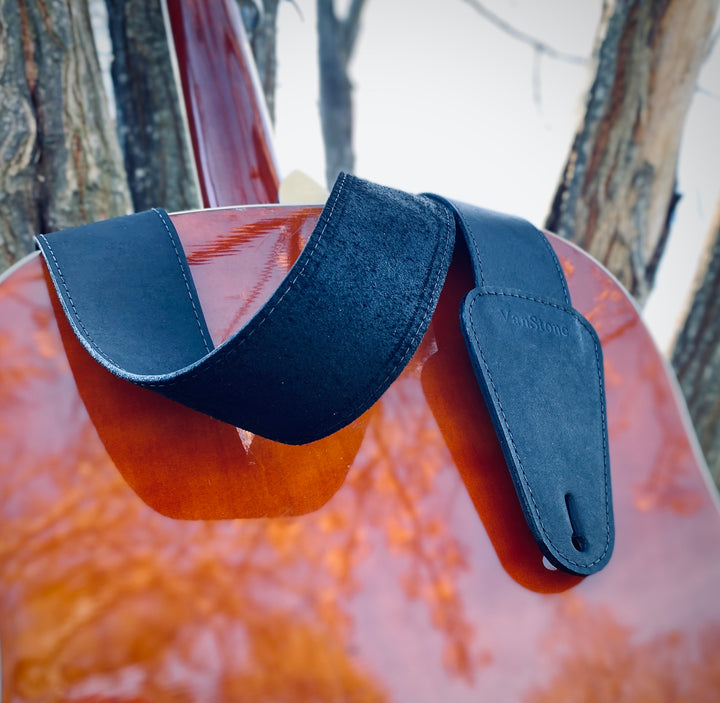 The Anderson - Personalized Leather Guitar Strap - Pecu Leather Co.