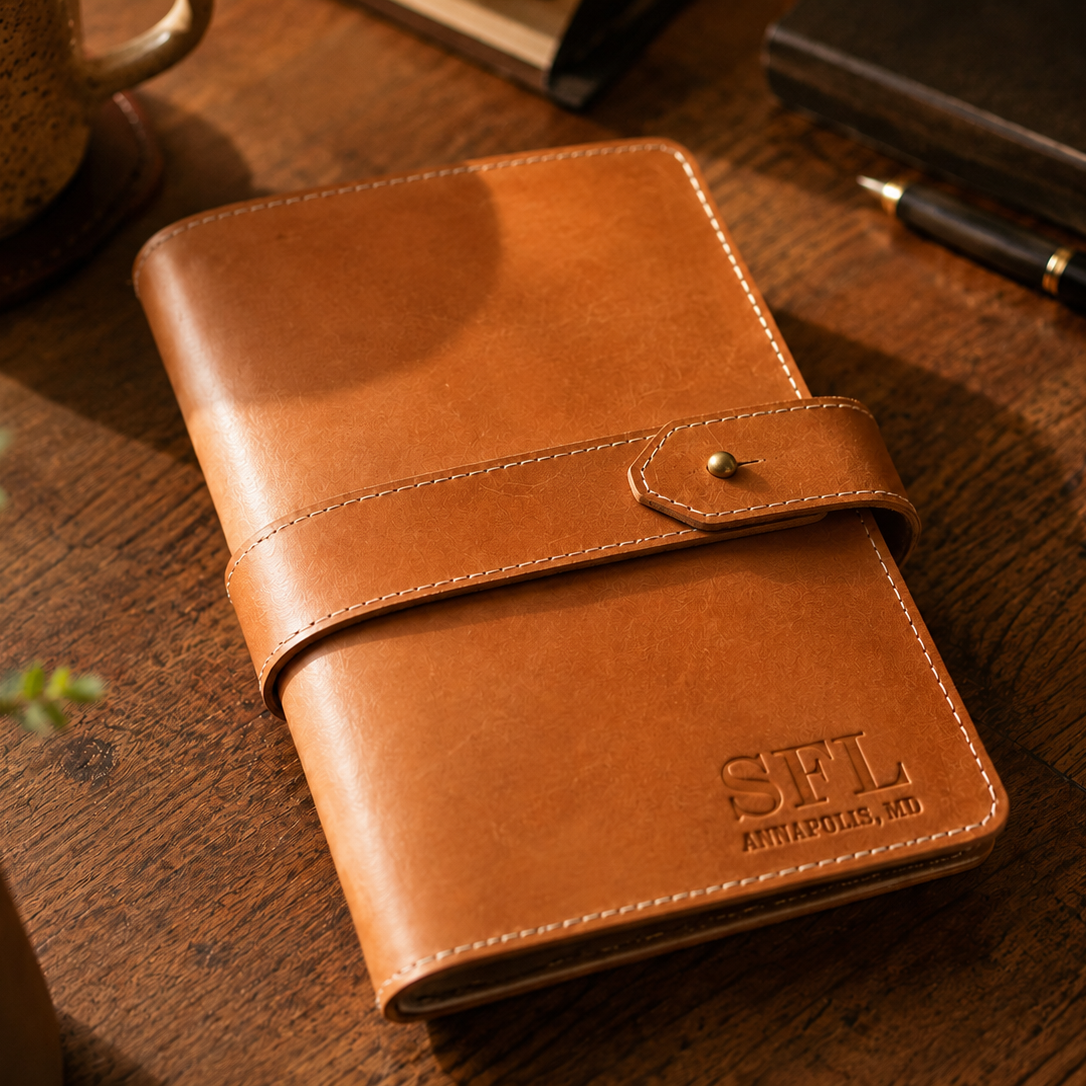 handmade leather journal covers