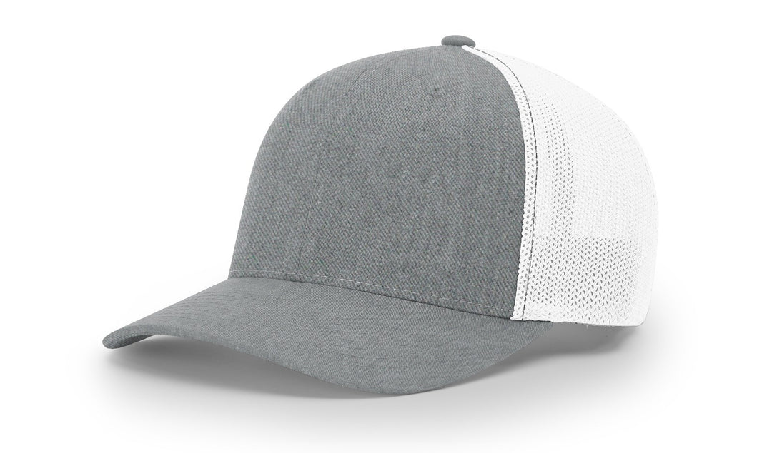 (New) Flex Fit Trucker 110 - Custom Leather Patch Hat - Pecu Leather Co.