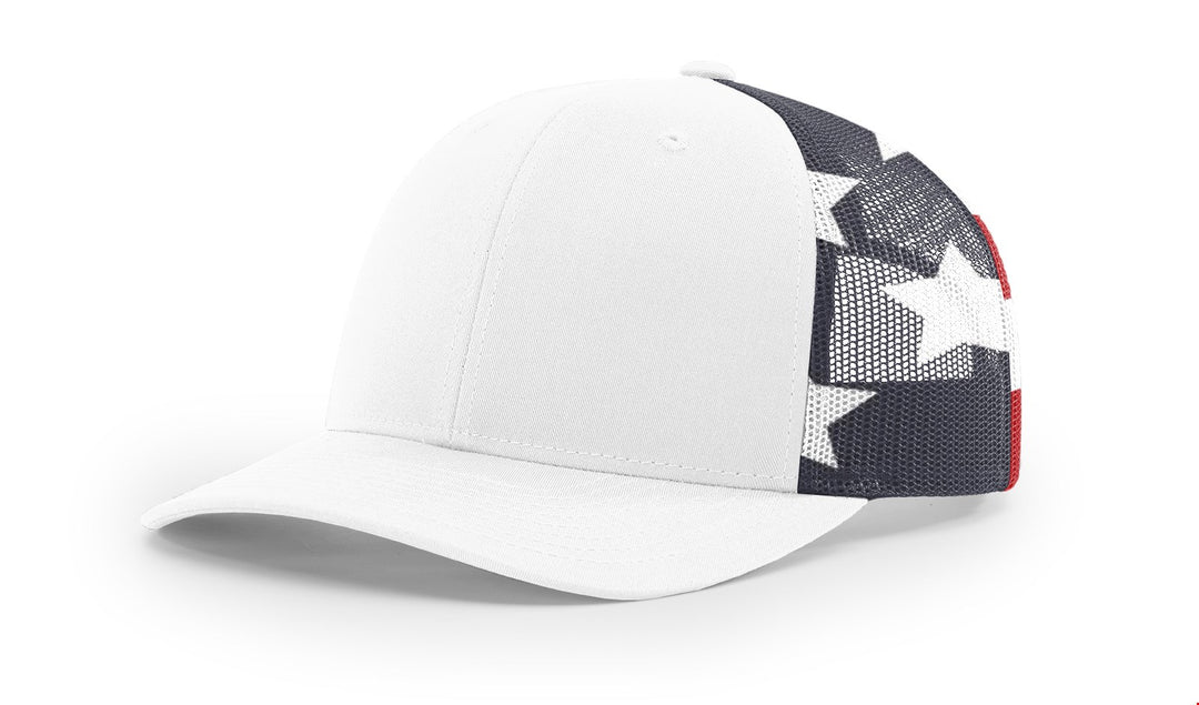 Camo Trucker 112 - Custom Leather Patch Hat