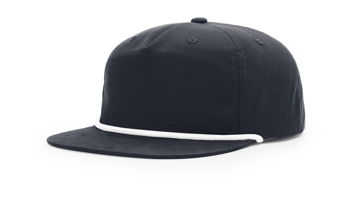 Custom Rope Hat Flat BIll  256 UMPQUA -  Custom Leather Patch Hat