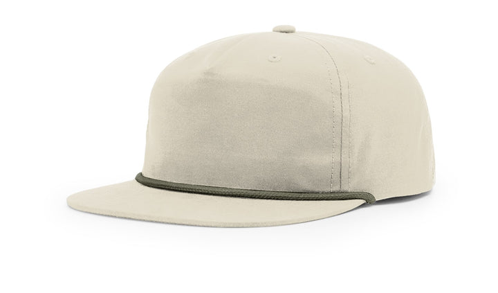 Custom Rope Hat Flat BIll  256 UMPQUA -  Custom Leather Patch Hat