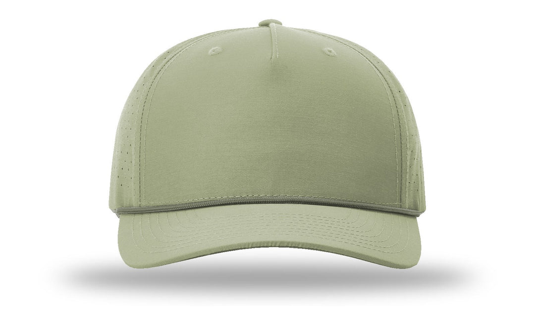 Perforated Rope Trucker 355 - Custom Leather Patch Hat
