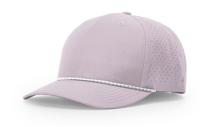 Perforated Rope Trucker 355 - Custom Leather Patch Hat