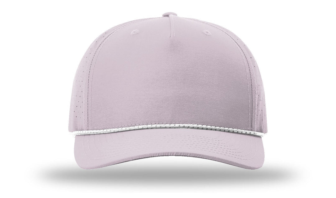 Perforated Rope Trucker 355 - Custom Leather Patch Hat