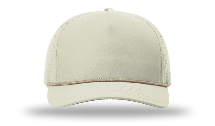 Perforated Rope Trucker 355 - Custom Leather Patch Hat