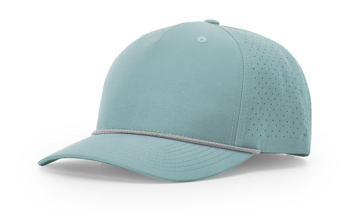 Perforated Rope Trucker 355 - Custom Leather Patch Hat