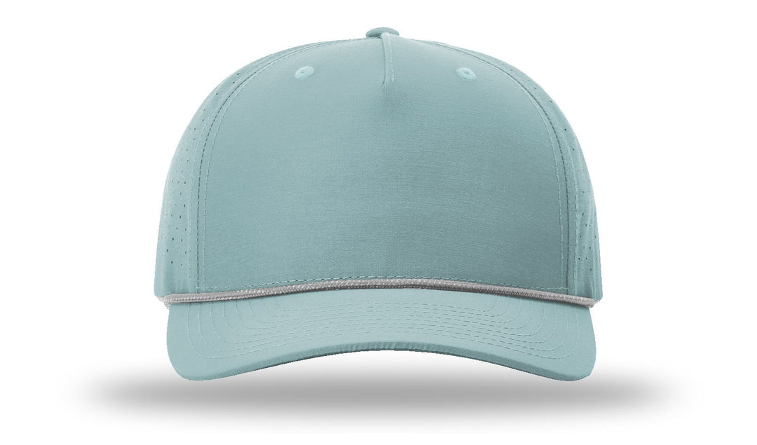 Perforated Rope Trucker 355 - Custom Leather Patch Hat