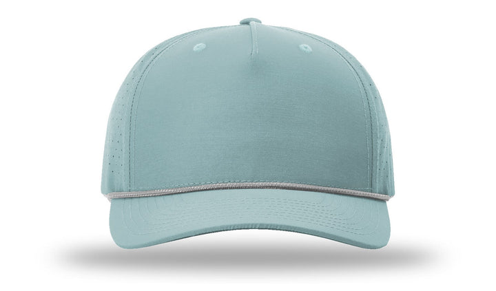 Perforated Rope Trucker 355 - Custom Leather Patch Hat