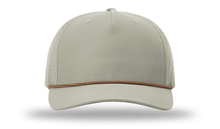 Perforated Rope Trucker 355 - Custom Leather Patch Hat