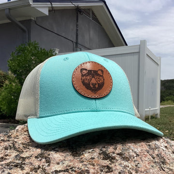 (New) Low Profile Trucker 115 - Custom Leather Patch Hat