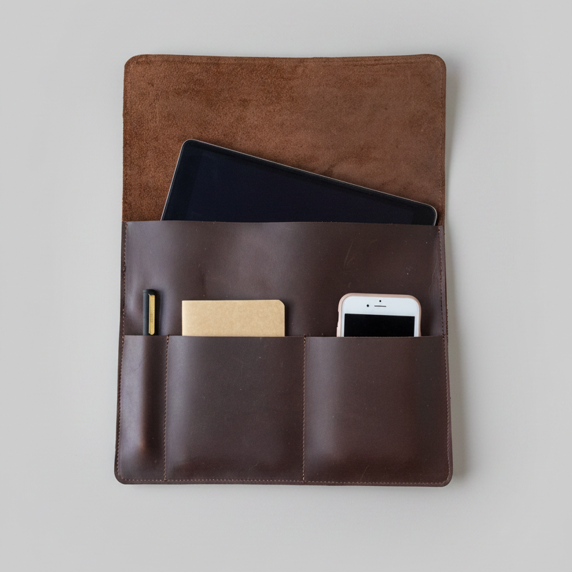The Patton - Leather iPad Sleeve