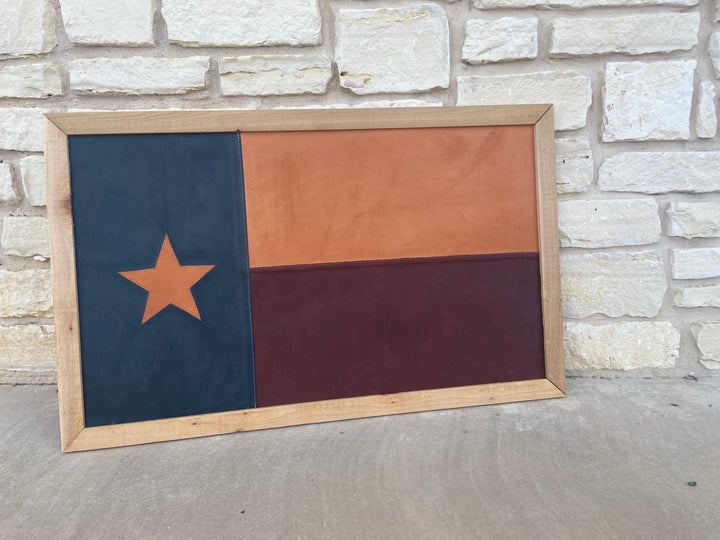 Texas Leather Flag - Pecu Leather Co.