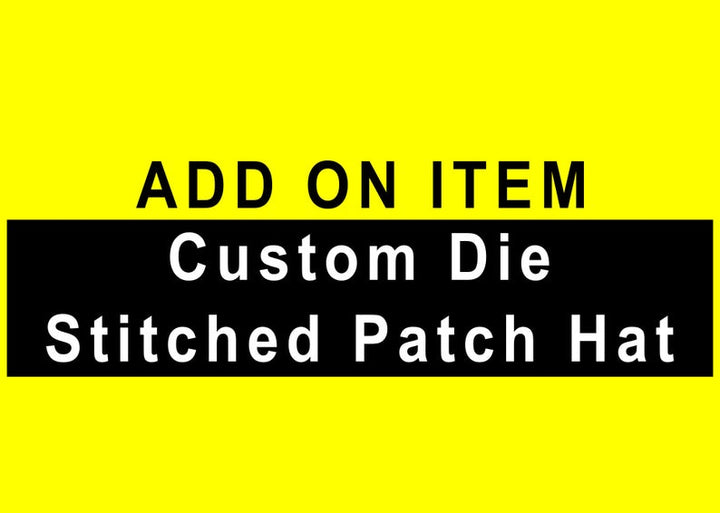Die Cut, Add on item for our custom leather patch hats - Pecu Leather Co.