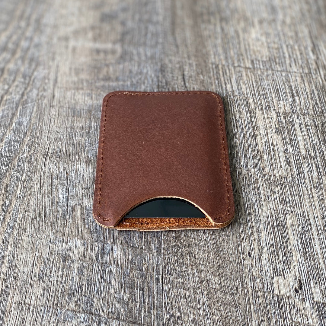 The Nolan - Leather Front Pocket Wallet - Pecu Leather Co.