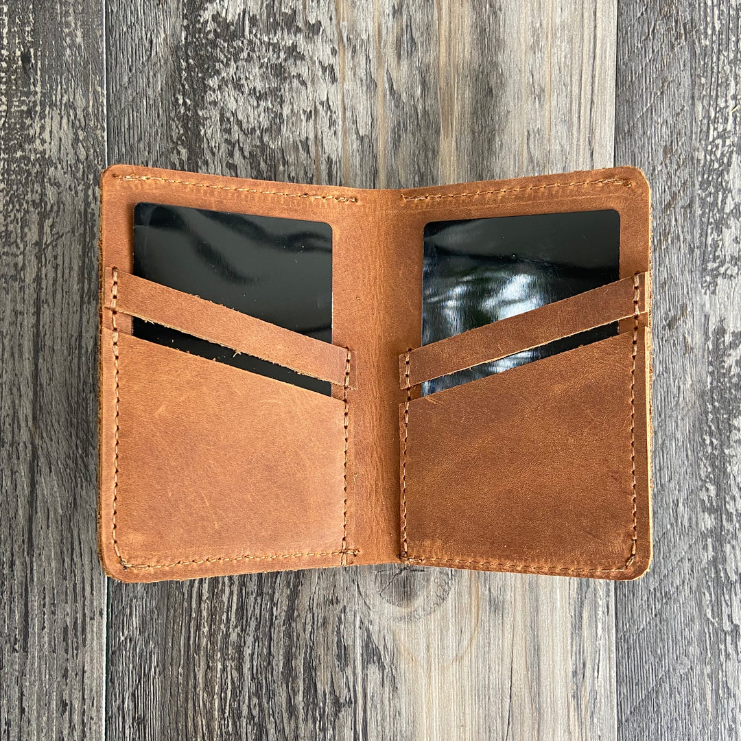 The Navasota - Front Pocket Wallet - Pecu Leather Co.