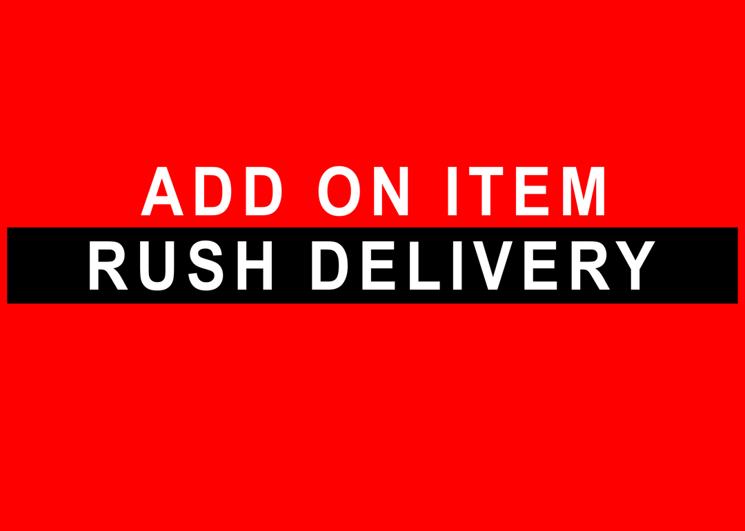 Rush Delivery, Add on item for our custom leather patch hats - Pecu Leather Co.